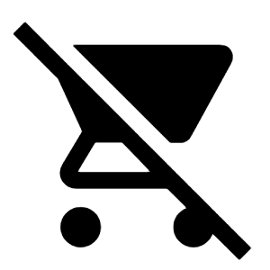 Shopping Cart Off Fill Icon from Outlined Fill - Material Symbols Set