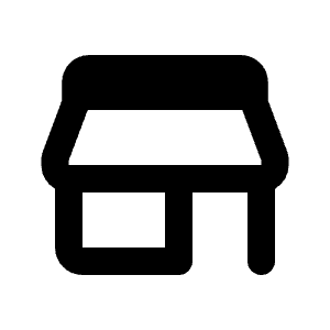 Store Icon from Rounded Line - Material Pro Free Set