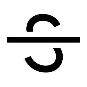 Strikethrough S Icon from Outlined Line - Material Symbols Set