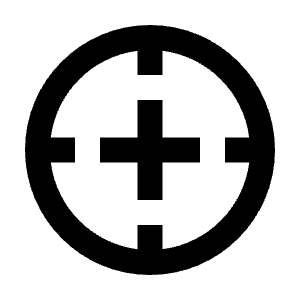 Target Alt Fill Icon from Outlined Fill - Streamline Material Free Set