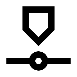 Timeline Roadmap Horizontal Icon from Sharp Line - Streamline Material Free Set