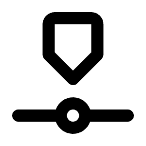 Timeline Roadmap Horizontal Icon from Rounded Line - Streamline Material Free Set