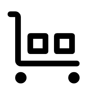 Trolley Icon from Rounded Line - Material Symbols Set