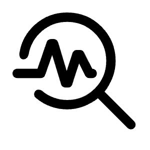 Troubleshoot Icon from Rounded Line - Material Symbols Set