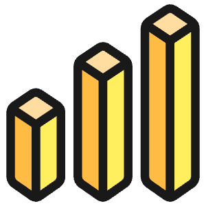 Analytics Bars 3d Icon from Ultimate Colors - Free Set