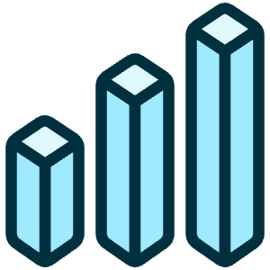 Analytics Bars 3d Icon from Ultimate Duotone - Free Set