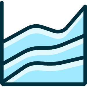 Analytics Graph Lines Icon from Ultimate Duotone - Free Set
