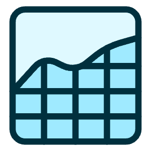 Analytics Net Icon from Ultimate Duotone - Free Set