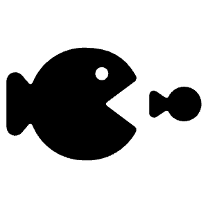 Business Big Small Fish Icon from Ultimate Bold - Free Set