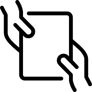 Business Contract Give Icon from Ultimate Light - Free Set