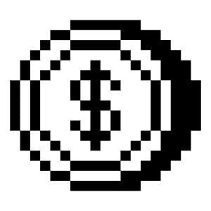 Business Money Coin Currency Icon from Pixel - Free Set