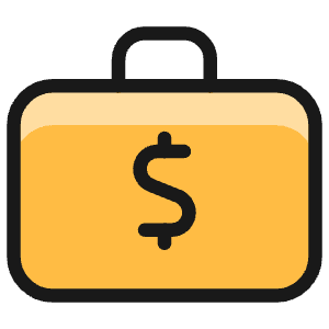 Cash Briefcase Icon from Ultimate Colors - Free Set