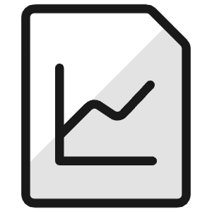 Data File Graph Icon from Ultimate Colors - Free Set