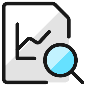 Data File Search Icon from Ultimate Colors - Free Set