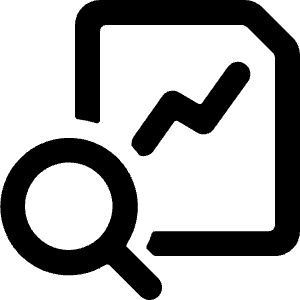 Data File Search Icon from Ultimate Bold - Free Set