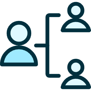 Human Resources Hierarchy 1 Icon from Ultimate Duotone - Free Set