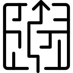 Maze Strategy 1 Icon from Ultimate Light - Free Set