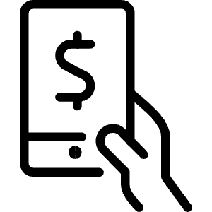 Monetization Tablet Icon from Ultimate Light - Free Set