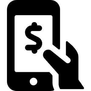 Monetization Tablet Icon from Ultimate Bold - Free Set