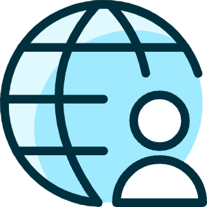 Network User Icon from Ultimate Duotone - Free Set