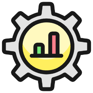 Optimization Graph Icon from Ultimate Colors - Free Set