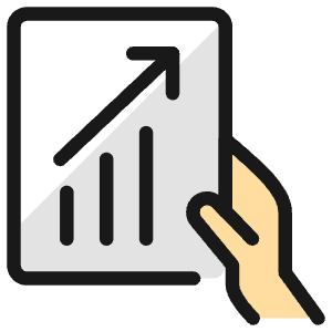 Performance Tablet Increase Icon from Ultimate Colors - Free Set