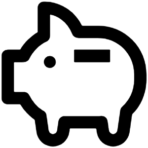 Piggy Bank Icon from Nova Line - Free Set