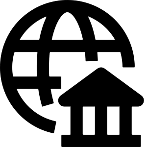 Saving Global Bank Account Icon from Nova Line - Free Set