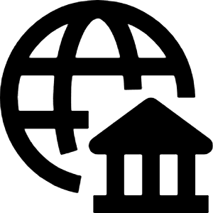 Saving Global Bank Account Icon from Nova Solid - Free Set