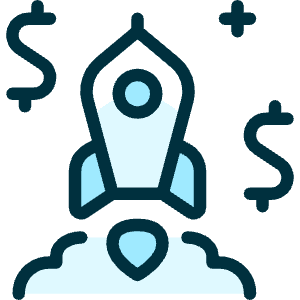 Startup Launch Icon from Ultimate Duotone - Free Set