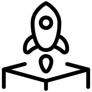 Startup Product Rocket Box Icon from Ultimate Light - Free Set