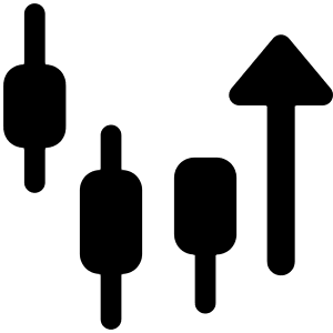 Trading Pattern Up Icon from Ultimate Bold - Free Set