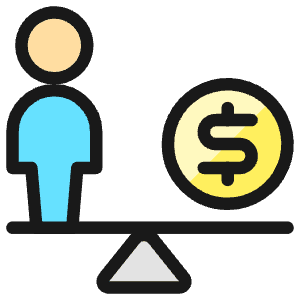 User Cash Scale Icon from Ultimate Colors - Free Set