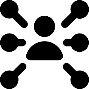 User Network Icon from Ultimate Bold - Free Set