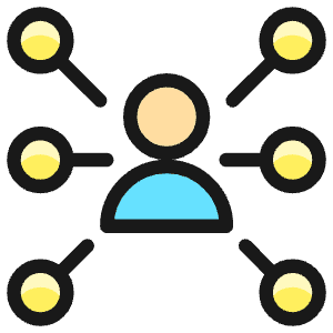 User Network Icon from Ultimate Colors - Free Set
