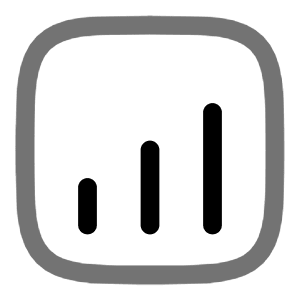 Chat Square 3 Icon from Solar Line Duotone Set
