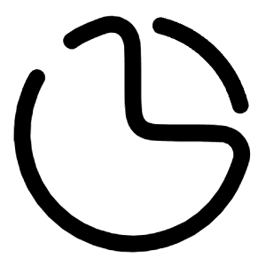 Pie Chart 3 Icon from Solar Broken Set