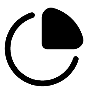 Pie Chart Icon from Solar Bold Set