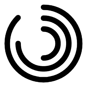 Round Graph Icon from Solar Linear Set