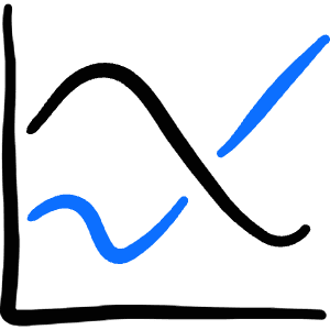 Analytics Graph Line Triple Icon from Freehand Duotone - Free Set