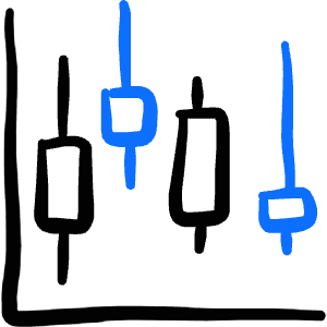 Analytics Graph Stock Icon from Freehand Duotone - Free Set