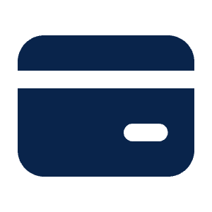 Bank Card Fill Icon from Mingcute Fill Set
