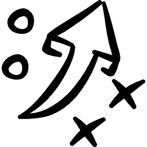 Business Coaching Strategy 1 Icon from Freehand Line - Free Set