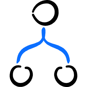 Business Workflow Merge 2 Icon from Freehand Duotone - Free Set