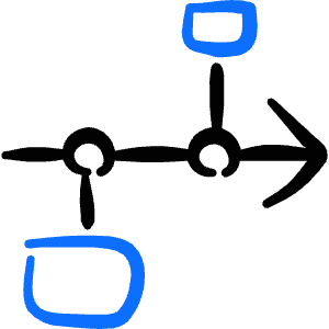 Business Workflow Project Management Icon from Freehand Duotone - Free Set