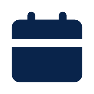 Calendar Fill Icon from Mingcute Fill Set