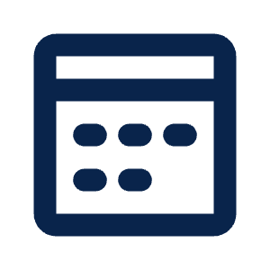 Calendar Month Line Icon from Mingcute Line Set