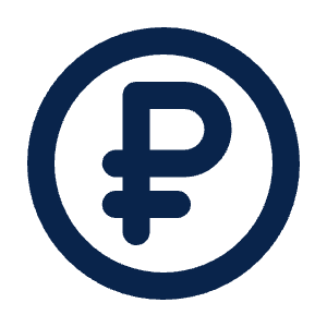 Currency Rubel Line Icon from Mingcute Line Set