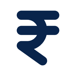 Currency Rupee 2 Fill Icon from Mingcute Fill Set