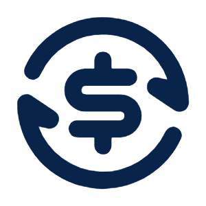 Exchange Dollar Line Icon from Mingcute Line Set
